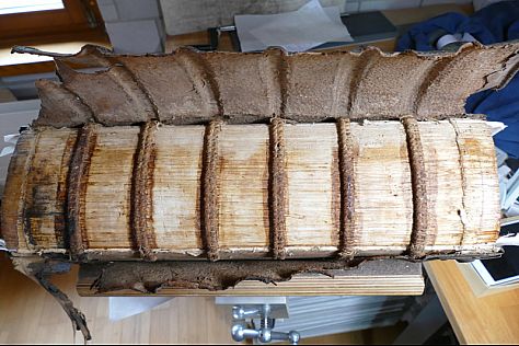 Bild 12: Ansicht während der Restaurierung