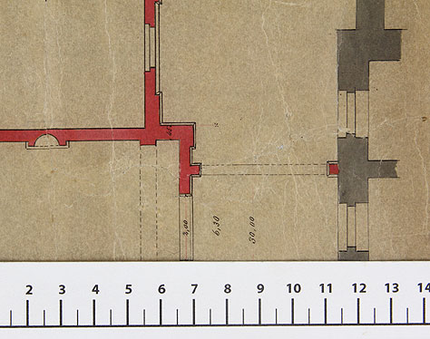 Bild 6: Am fertigen Plan sind die Risse kaum auszumachen