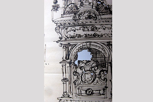 Bild 2: Detailansicht vor der Restaurierung